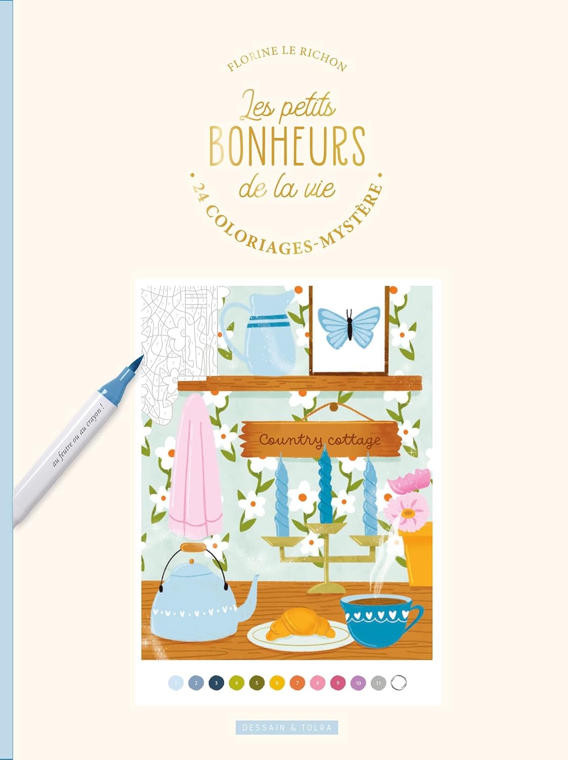 Les Petits Bonheurs Coloring Book (Joys of Life)