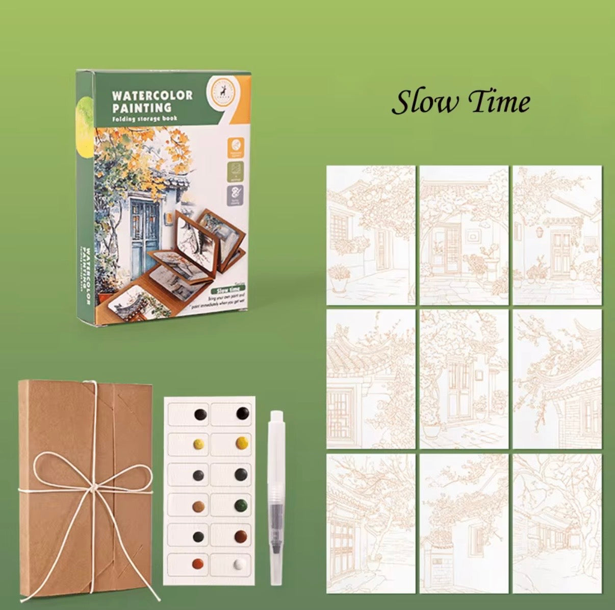 Watercolor Paper Set (Slow Time)