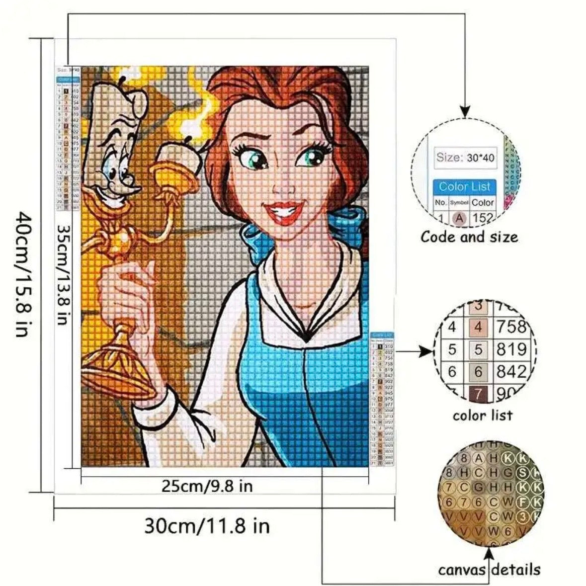Diamond Painting لوحة تركيب كريستال