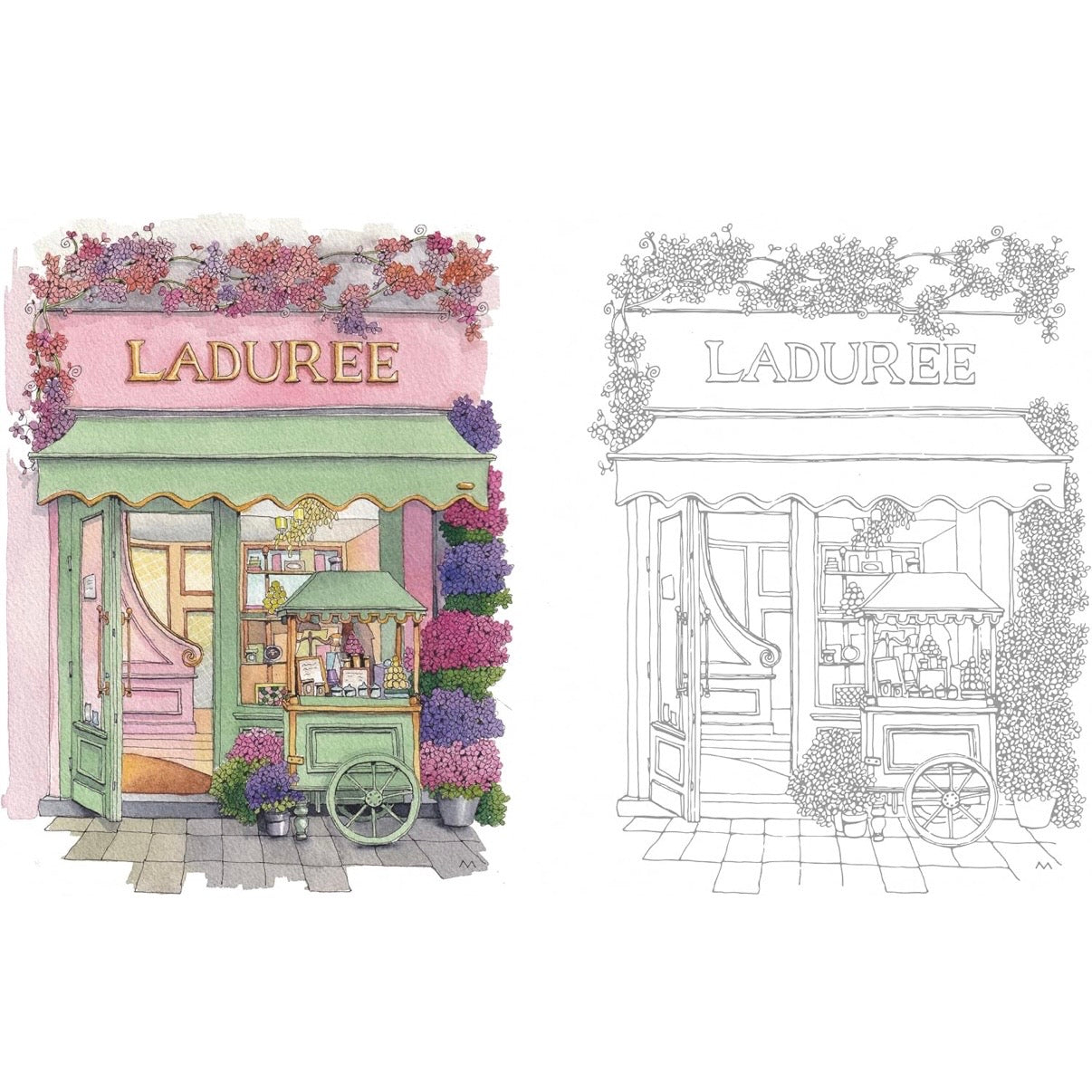 Urban Anna Watercoloring Book: From Paris With Love