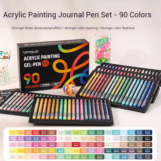 Languo Acrylic Gel Pens (90 Colors)