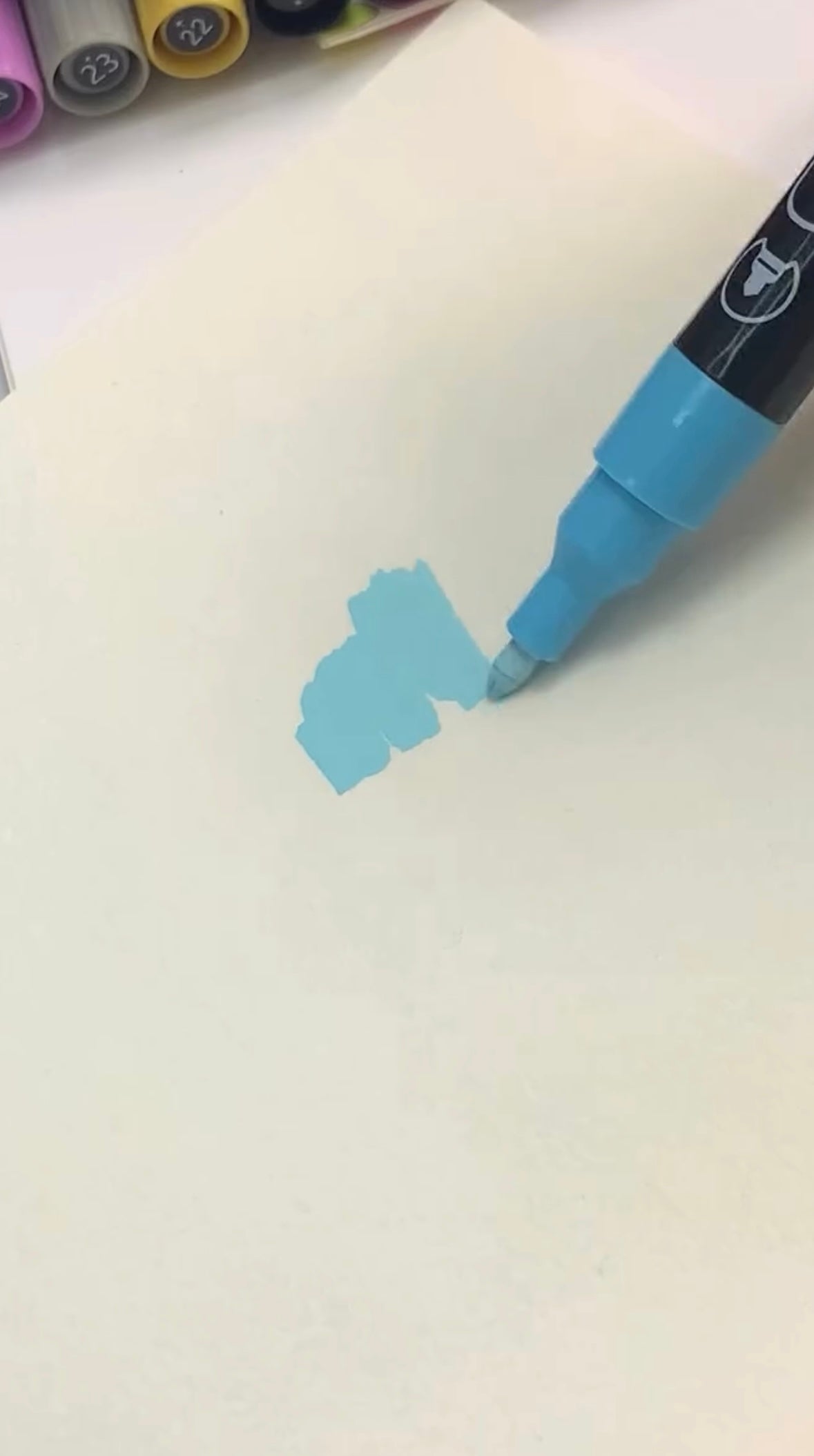 Nicety Acrylic Markers - 168 colors (Thin Brush)