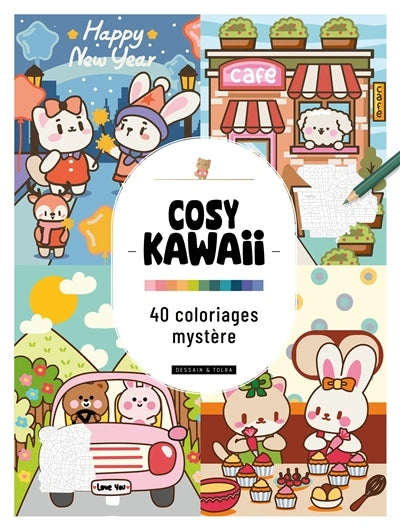 Coloriage Mystery Coloring Books (Cosy Kawaii)