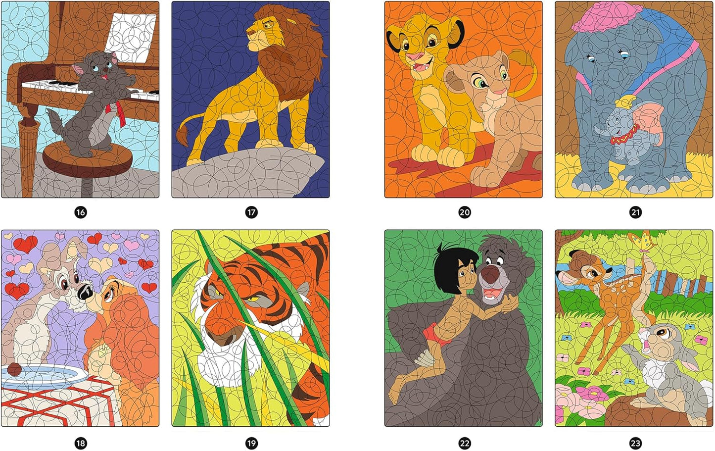 Kids Coloring By Numbers (Circles)