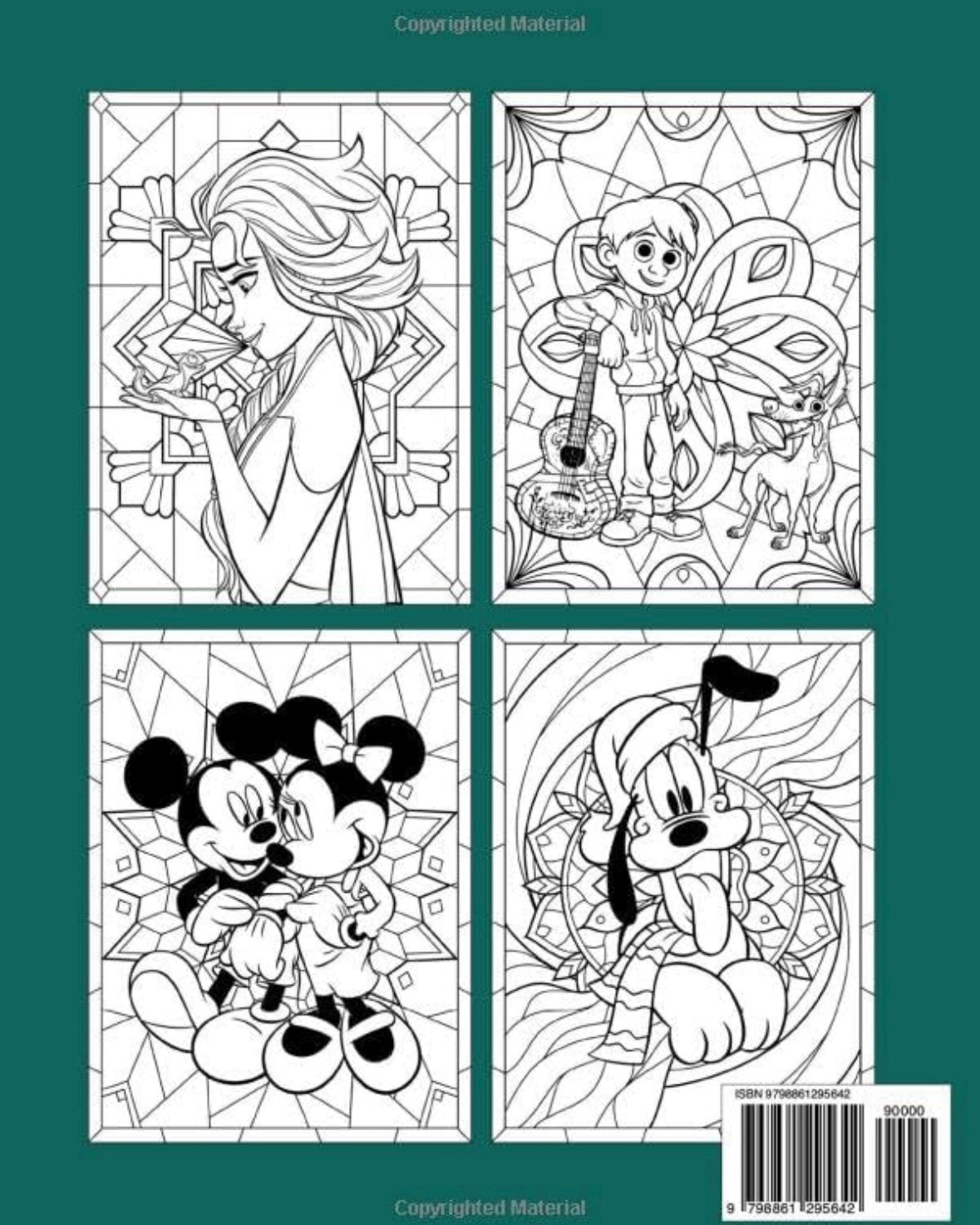 Stained Glass Coloring Book