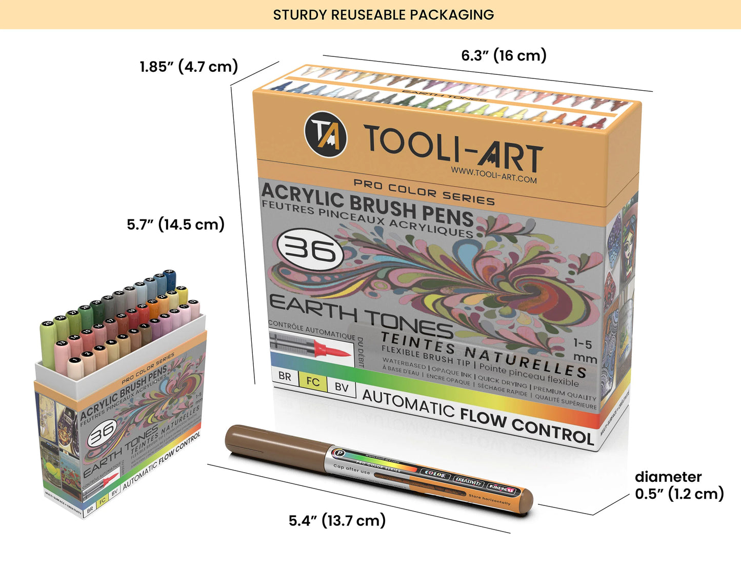Tooli Art Brush Tip (Earth)