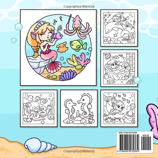 Alcohol Markers Coloring Book : Ocean Home