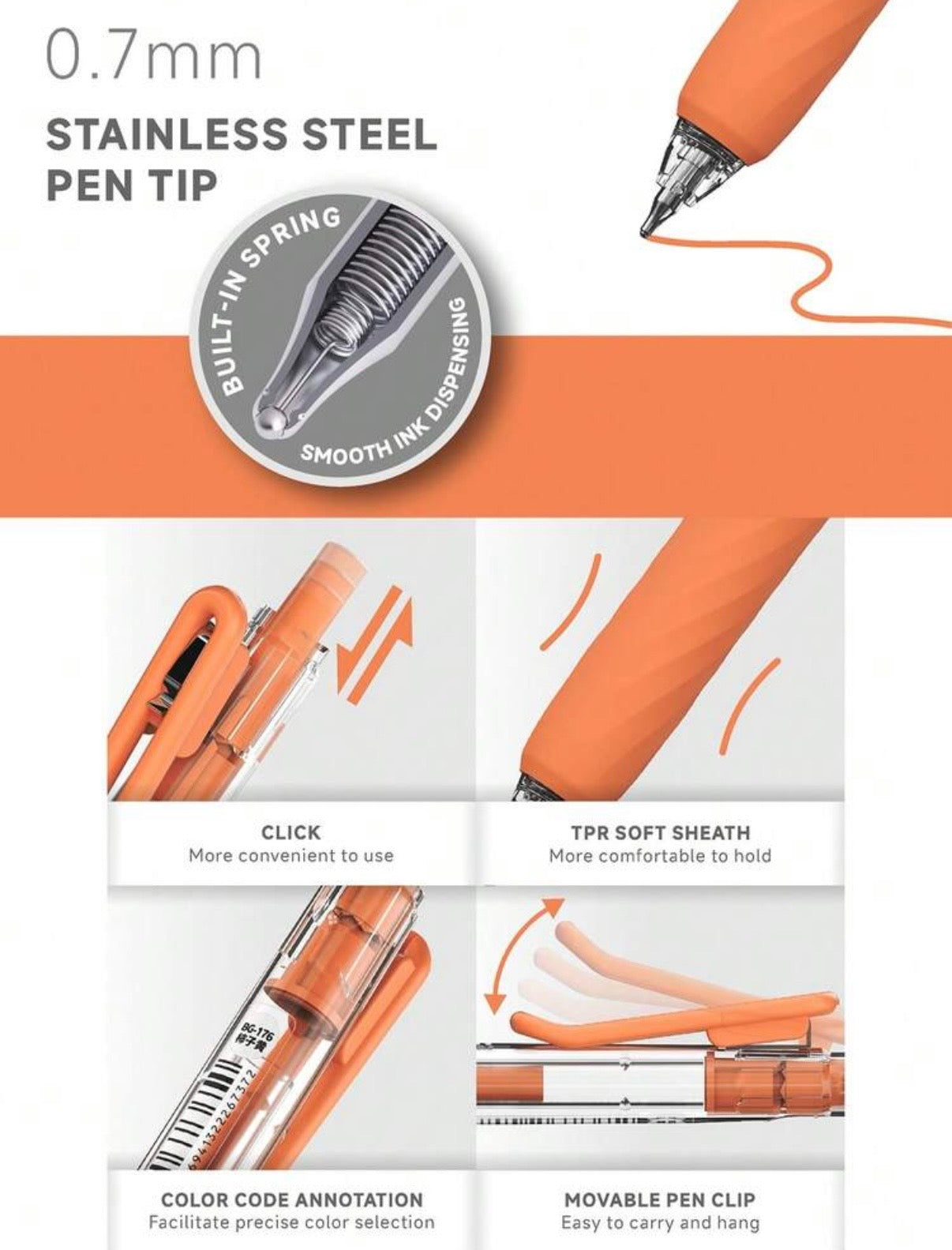 Languo Acrylic Gel Pens (Retractable - 72 Colors)