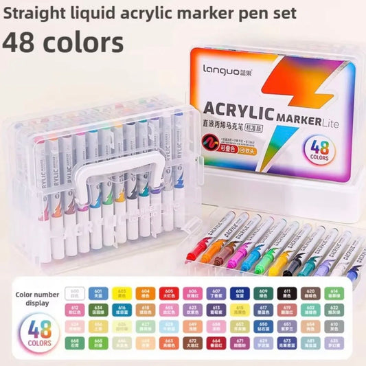 Languo Acrylic Markers Lite (48 Colors)