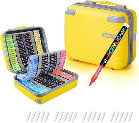 GuangNa Acrylic Markers - 360 colors (Brush)