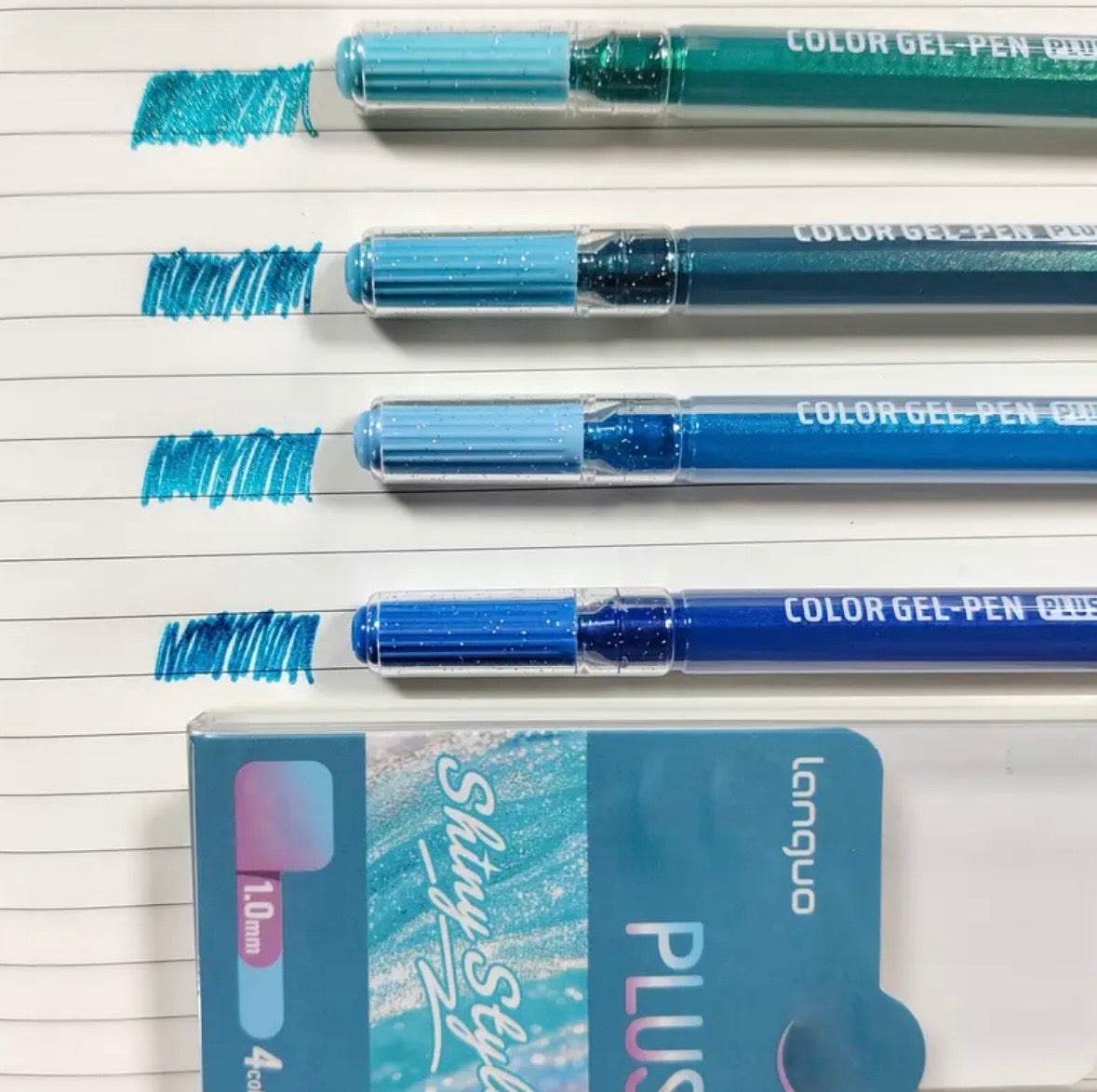 Languo Gel Pens - Shiny Effects (16 colors)