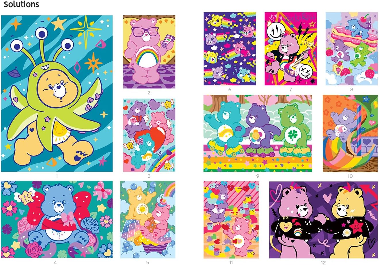 Coloriage Mystery Coloring Books  (Bisounours / Care Bears Tome 2)