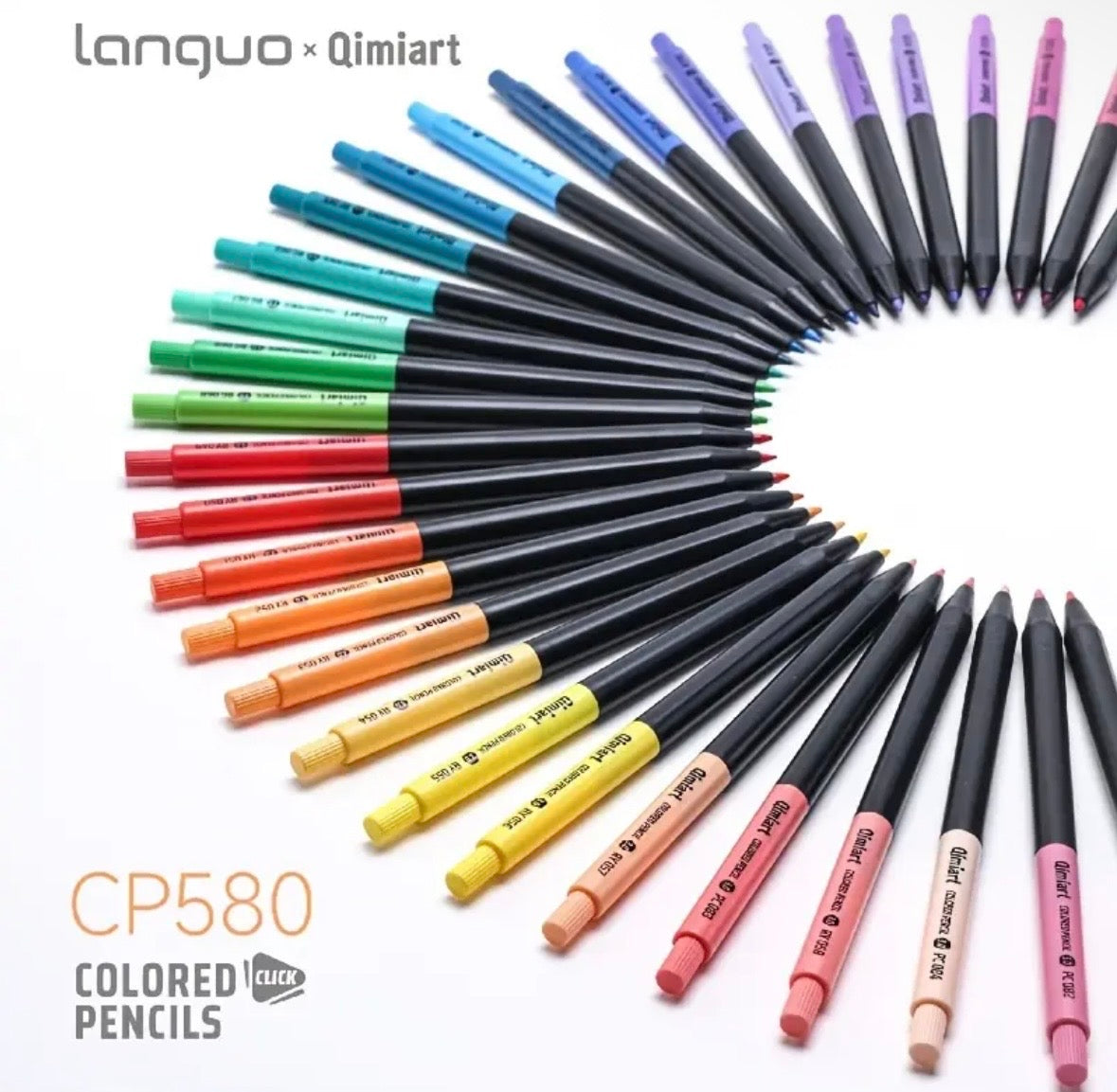 Qimiart Colored Pencils (96 colors) الوان خشبية شمعية