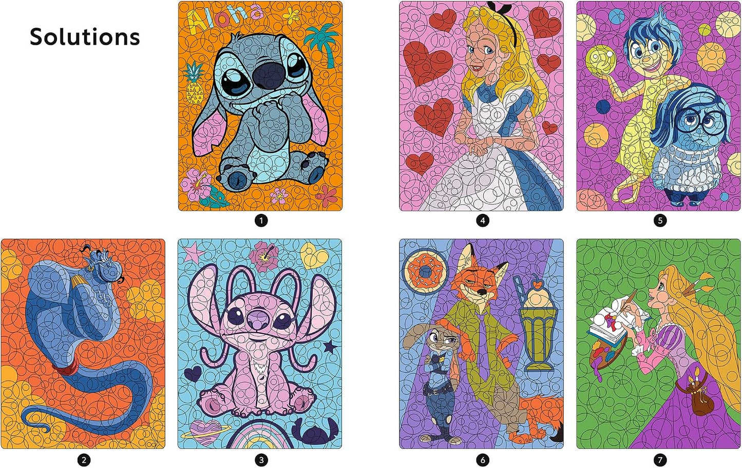 Kids Coloring By Numbers (Circles)