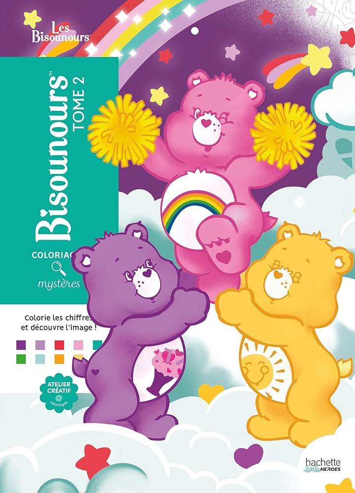 Coloriage Mystery Coloring Books  (Bisounours / Care Bears Tome 2)
