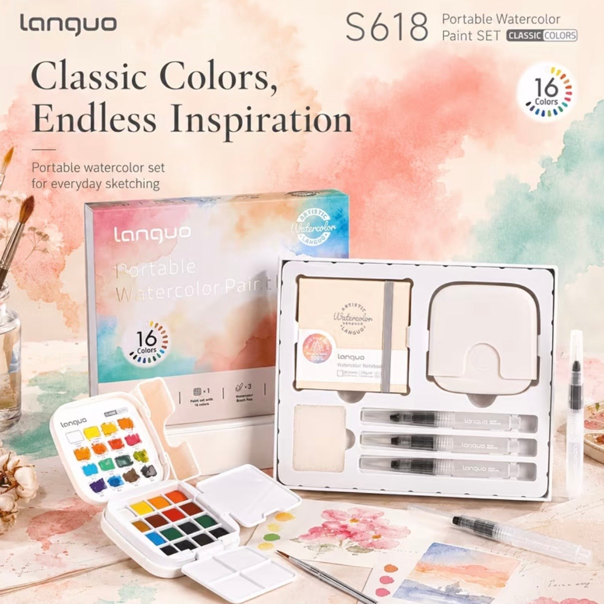 Watercolor Set (Classic Colors)