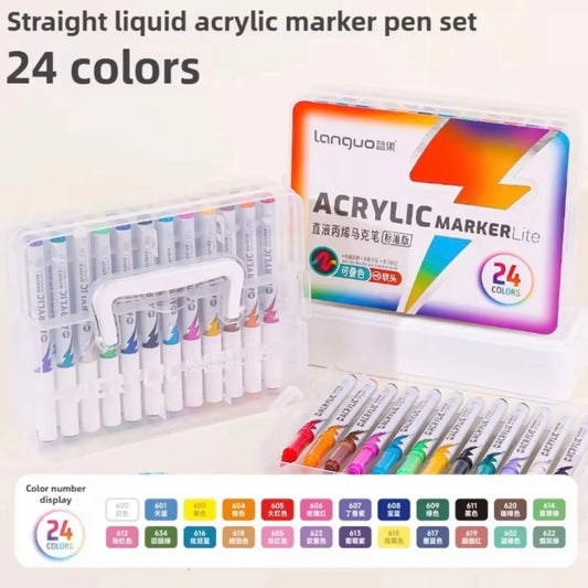 Languo Acrylic Markers Lite (24 Colors)