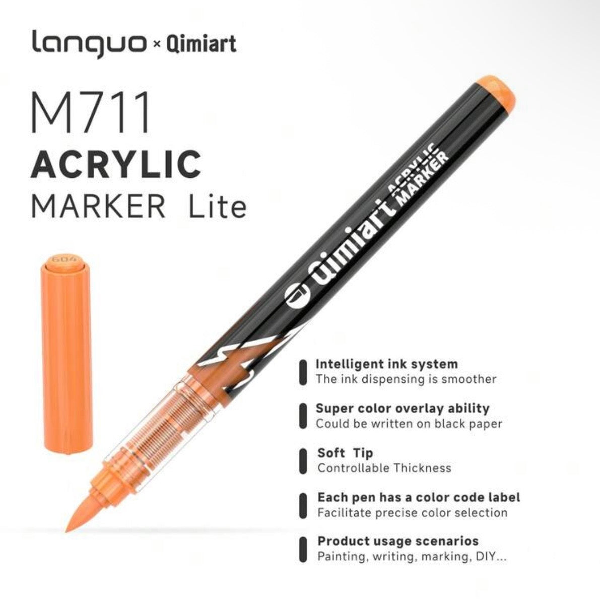 Qimiart Acrylic Markers (36 Colors)