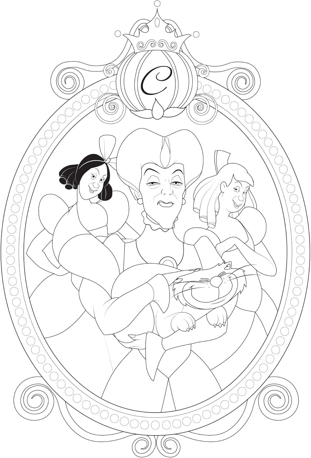 Grand Bloc Mini Coloring Book (Families)