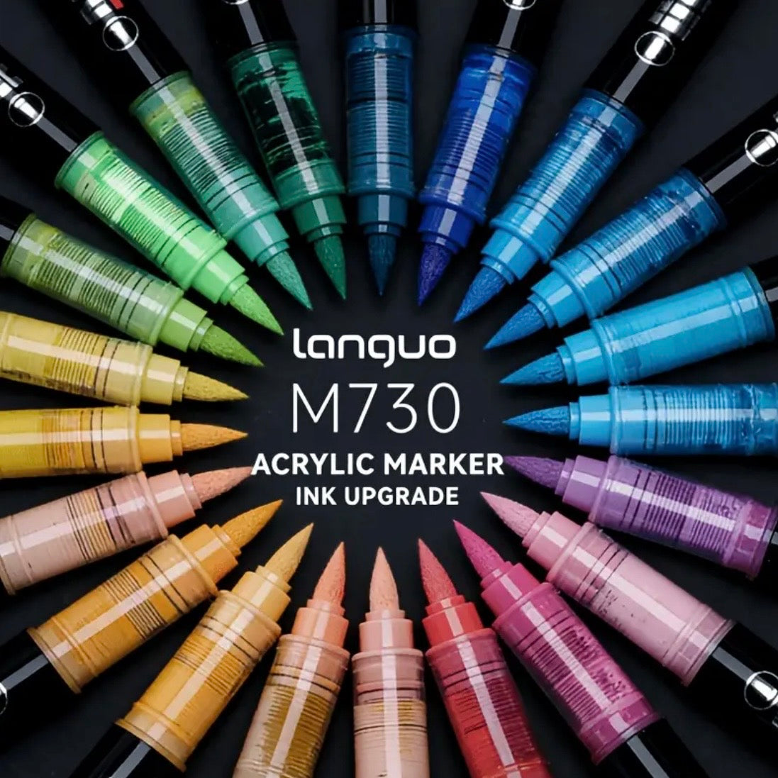 Languo Pro Acrylic Markers (72 colors)
