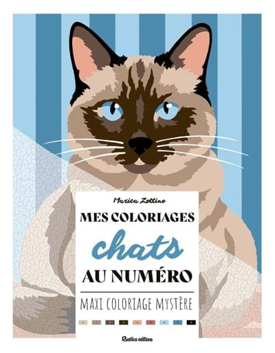 Coloriage Mystery Coloring Books (Single Numbers/ Cats)