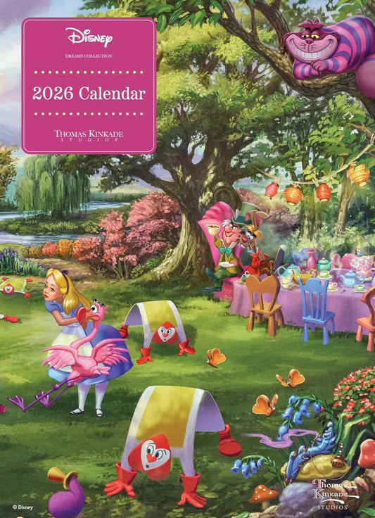 Weekly Monthly Calendar By Thomas Kinkade 2026