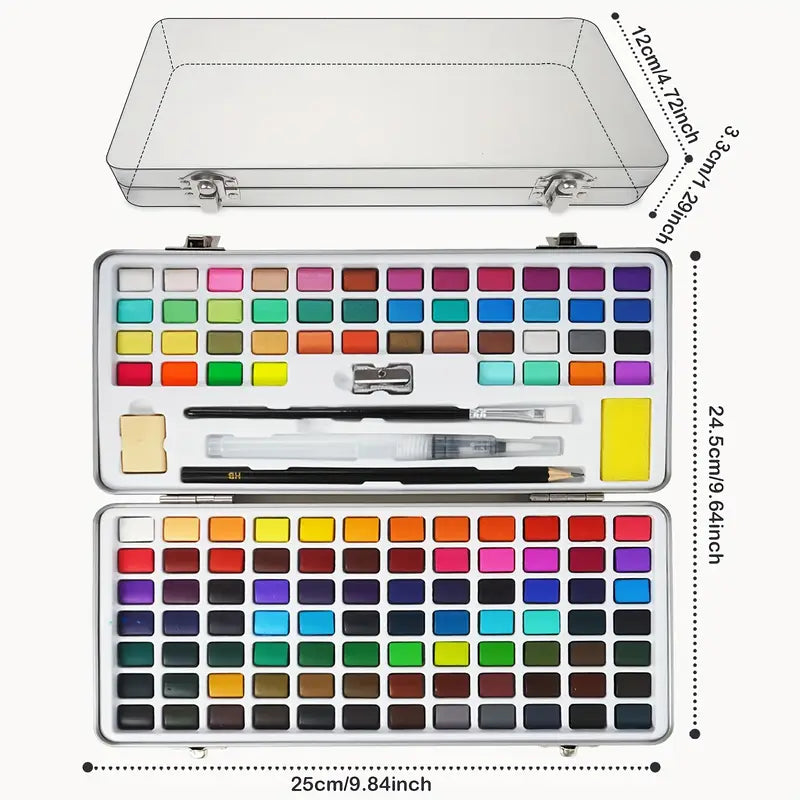 Seamiart Watercolors (128 Colors)