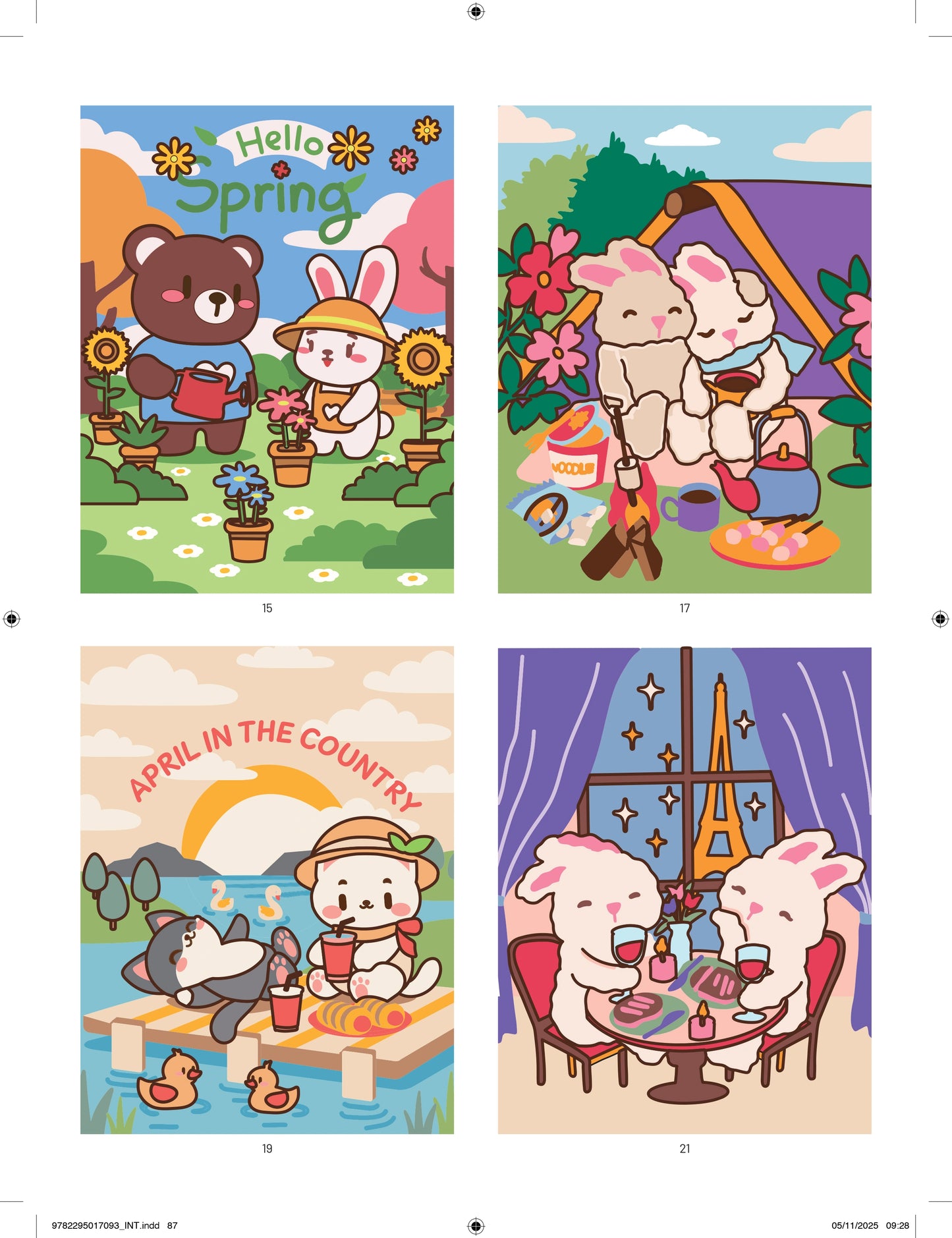 Coloriage Mystery Coloring Books (Cosy Kawaii)