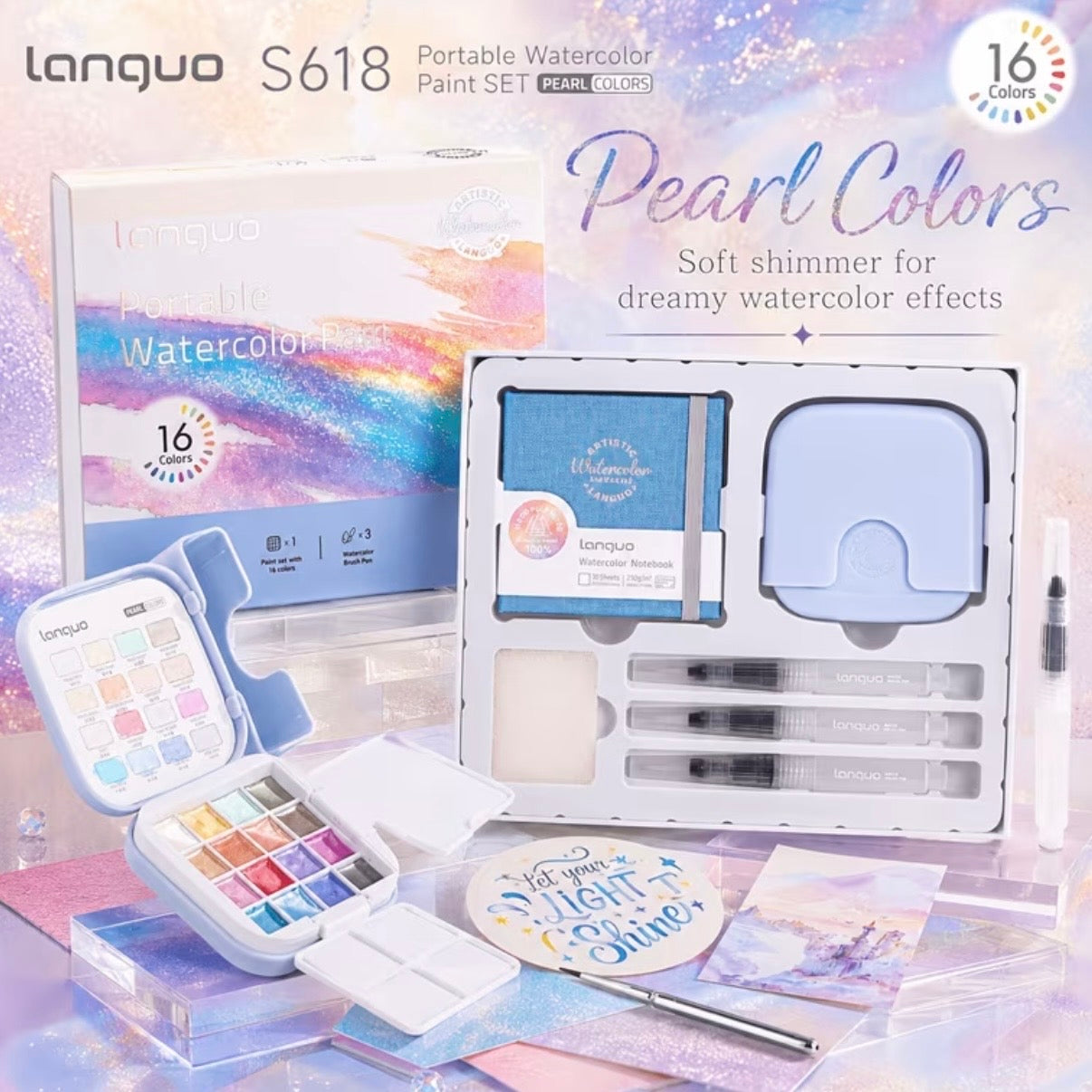Watercolor Set (Pearl Colors)