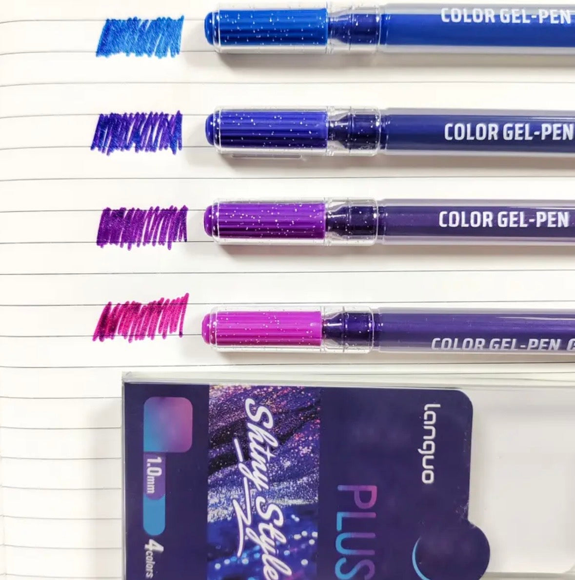 Languo Gel Pens - Shiny Effects (16 colors)