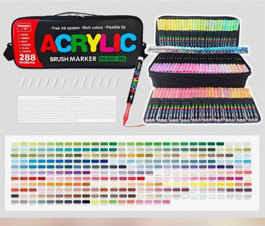 Acrylic Markers - 288 colors (Bag)