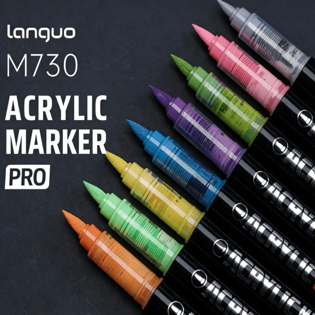 Languo Pro Acrylic Markers (72 colors)