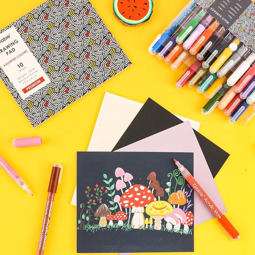 Grabie Acrylic Markers (28 Colors)