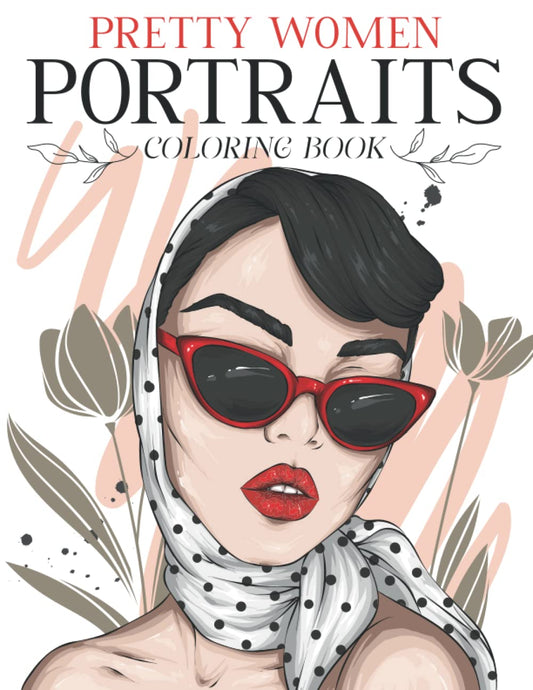 Alcohol Markers Coloring Book : Portraits