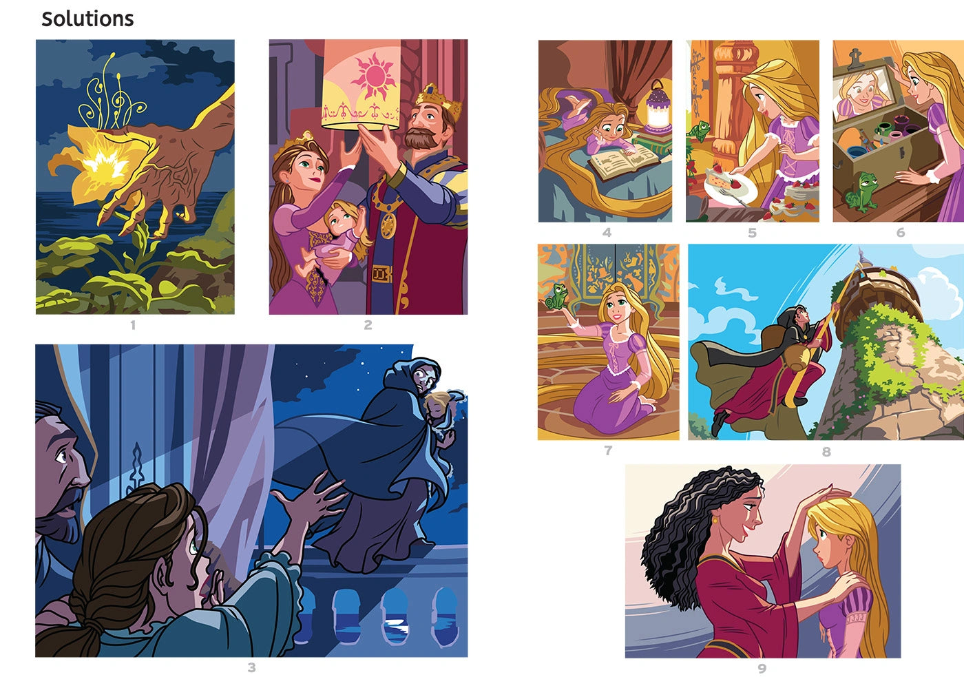 Coloriage Mystery Coloring Books (Rapunzel)