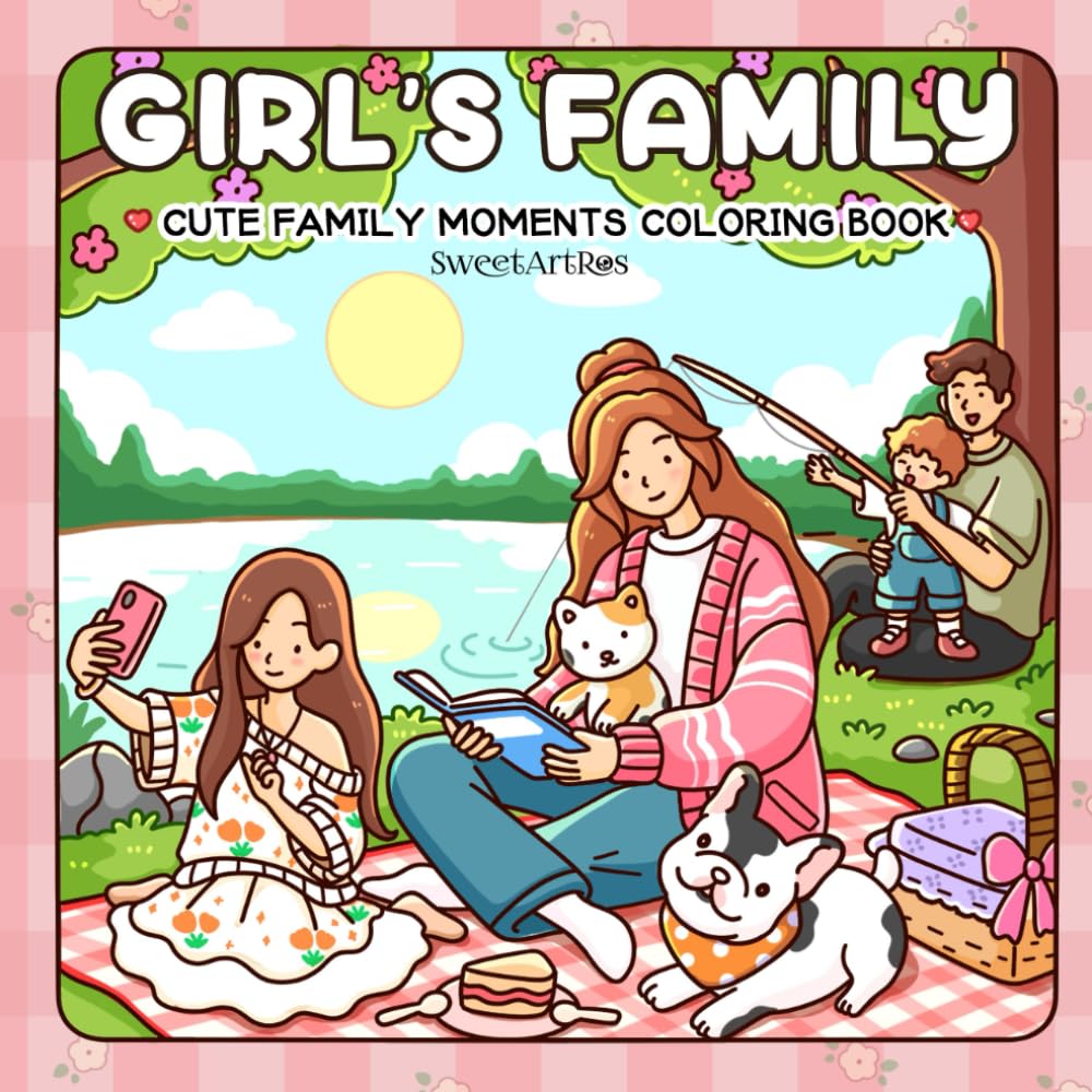 Alcohol Markers Coloring Book : Girls Family