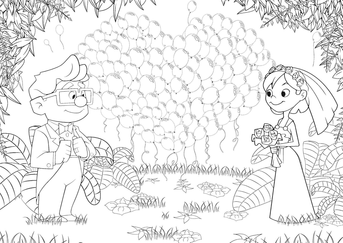 Couples Coloring Book