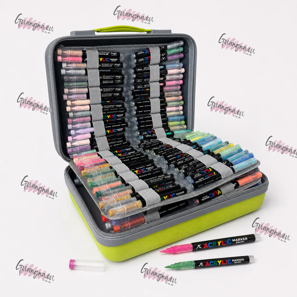 GuangNa Acrylic Markers - 408 colors (Brush)