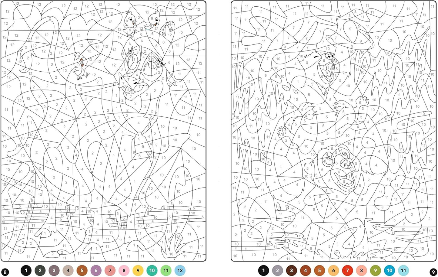 Kids Coloring By Numbers (Classics)