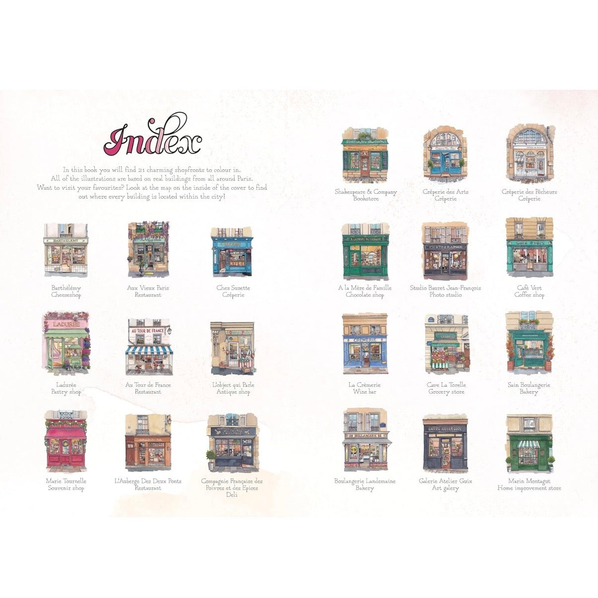 Urban Anna Watercoloring Book: From Paris With Love