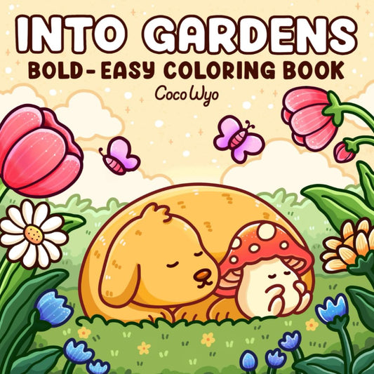 Alcohol Markers Coloring Book : Into Gardens