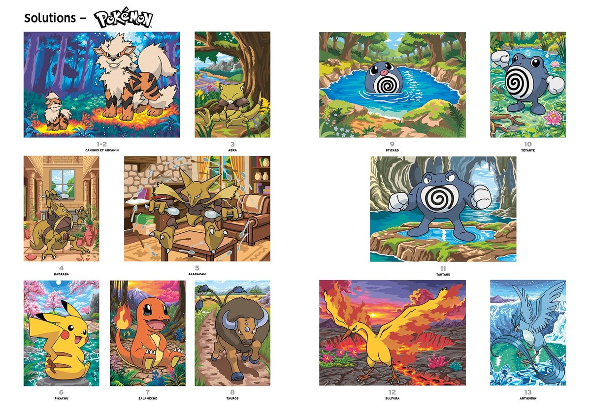 Coloriage Mystery Coloring Books (Pokemon Tome 2)