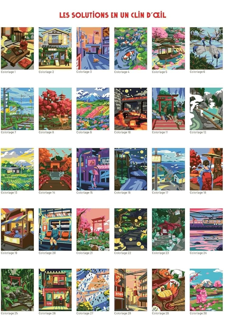 Coloriage Mystery Coloring Books (Japan)