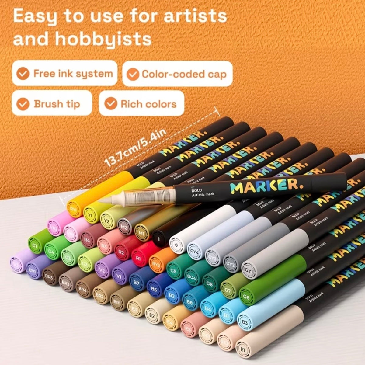 Acrylic Markers (36 Colors)