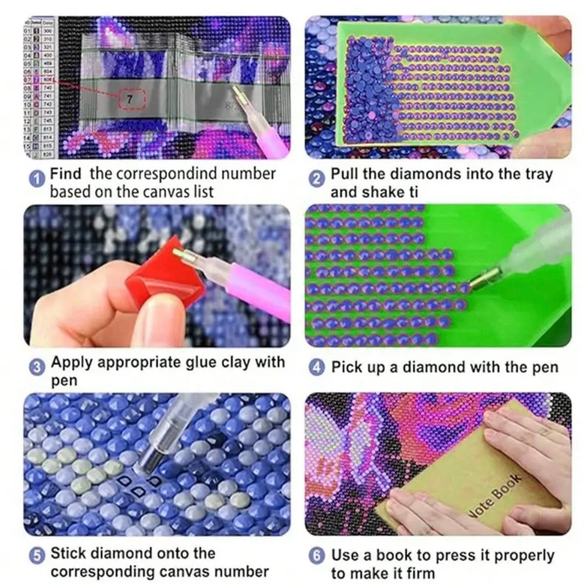 Diamond Painting لوحة تركيب كريستال
