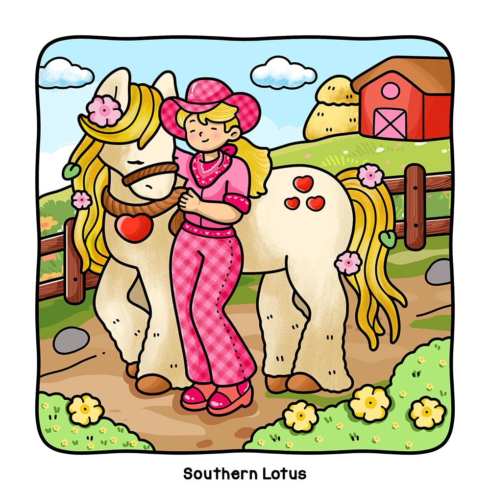 Alcohol Markers Coloring Book : Girl Spaces