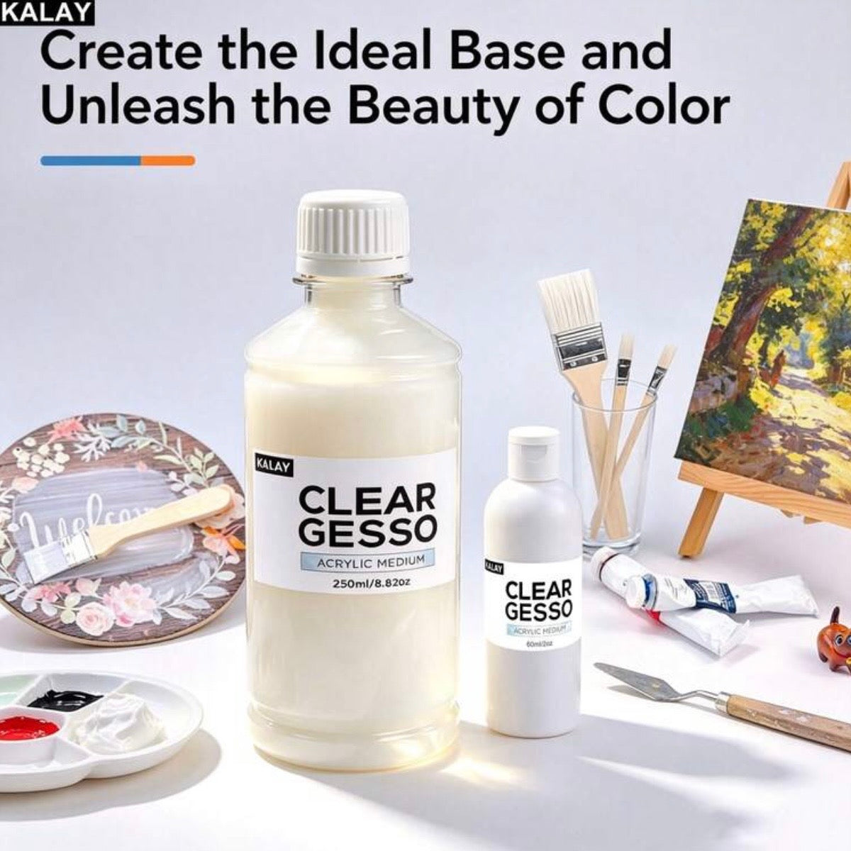Acrylic Gesso (Clear - 250 ml)