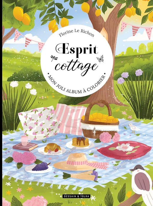 Esprit cottage - Mon joli album à colorier