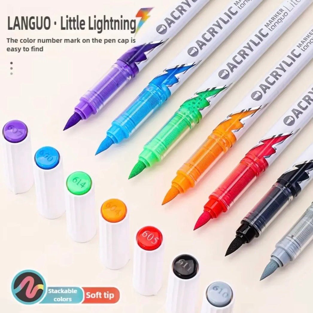 Languo Acrylic Markers Lite (24 Colors)