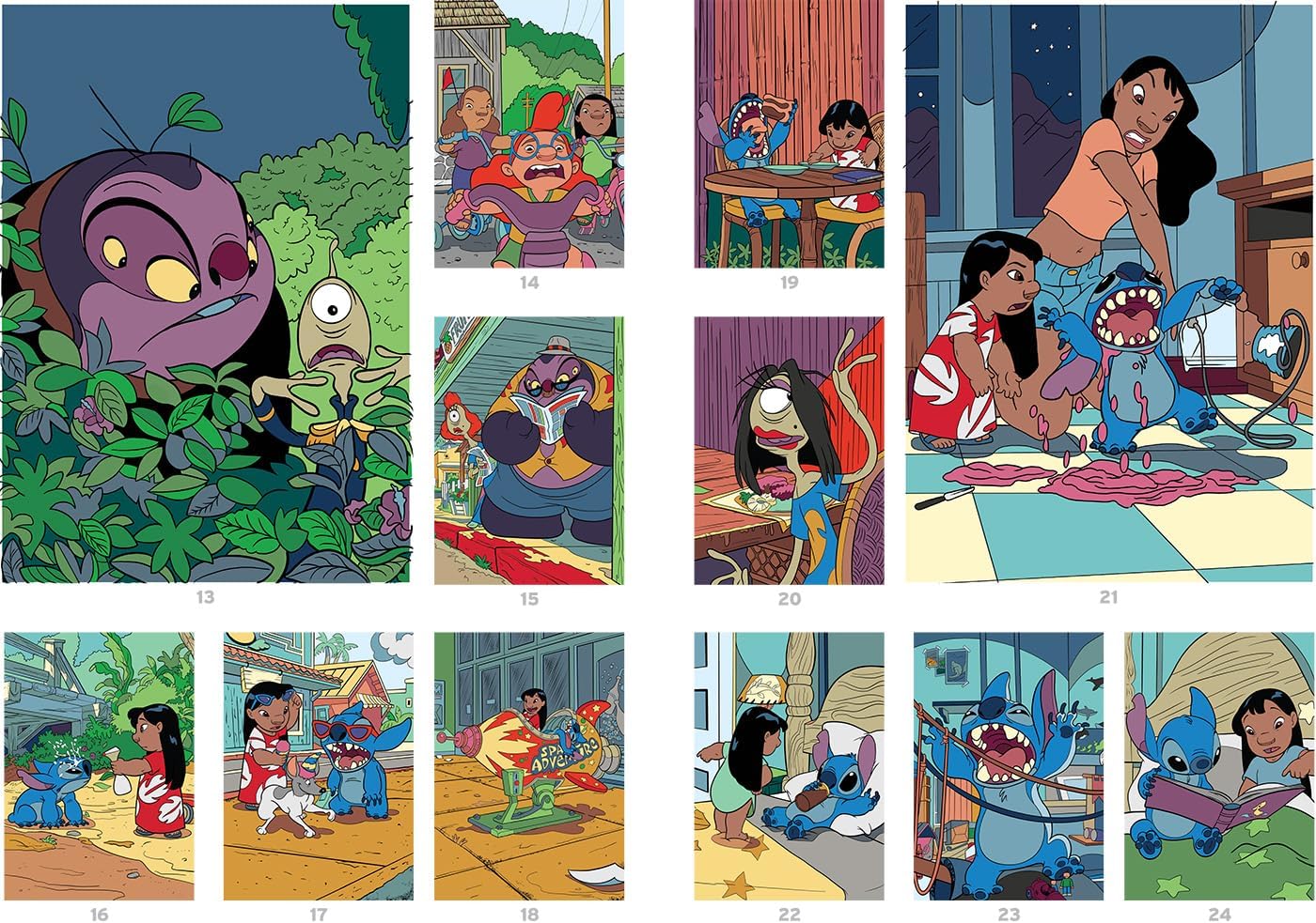 Coloriage Mystery Coloring Books (Stitch - Easy)